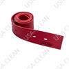 Squeegee blade 40 inch Linatex rear (red)