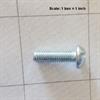 Screw 10-32 x 5/8 round head slotted zinc plated
