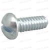 Screw 10-24 x 1/2 round head slotted zinc plated