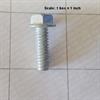 Screw 1/4-20 x 3/4 hex washer hd unslotted thread rolling