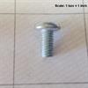 Screw 10-32 x 3/8 pan head slotted zinc plated