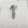 Screw 1/4-20 x 1 1/2 round head slotted zinc plated