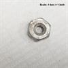Nut 4-40 plain machine screw