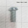 Screw 5/16-18 x 3/4 round head slotted zinc plated