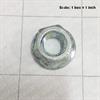 Nut 3/8-16 flange lock serrated zinc plated