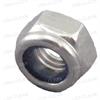 Nut M8-1.25 nylon insert lock stainless steel
