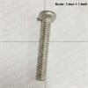 Screw 10-24 x 1 1/4 pan head phillips stainless steel