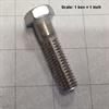 Bolt 1/2-13 x 2 18-8 hex head stainless steel