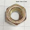 Nut 9/16-18 nylon insert lock grade 8 yellow zinc