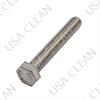Screw M8-1.25 x 50mm hex stainless steel