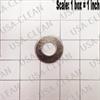 Washer 5/8 OD flat stainless steel