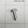 Screw #10-16 x 1/2 pan head phillips type B stainless steel
