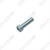 Screw 10-32 x 3/4 hex head unslotted zinc plated