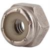 Nut 6-32 hex nylon insert lock stainless steel