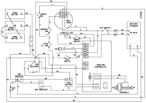 PE300BU - Wiring Diagram - Traction