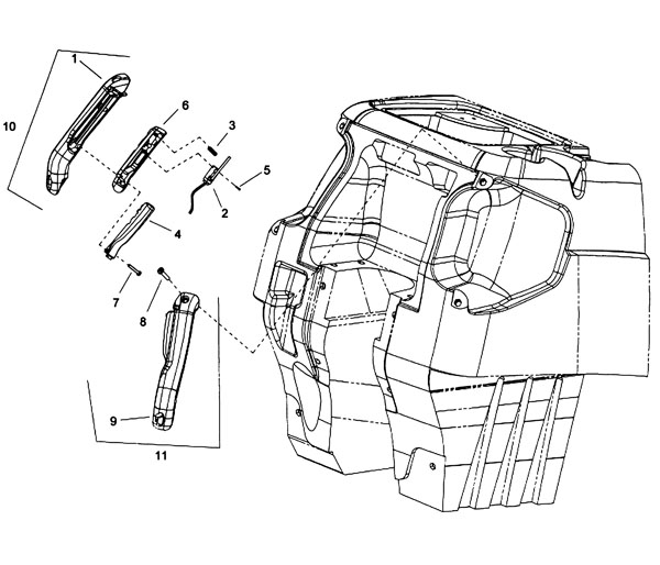 saber cutter scox324 - Control Handle Assembly