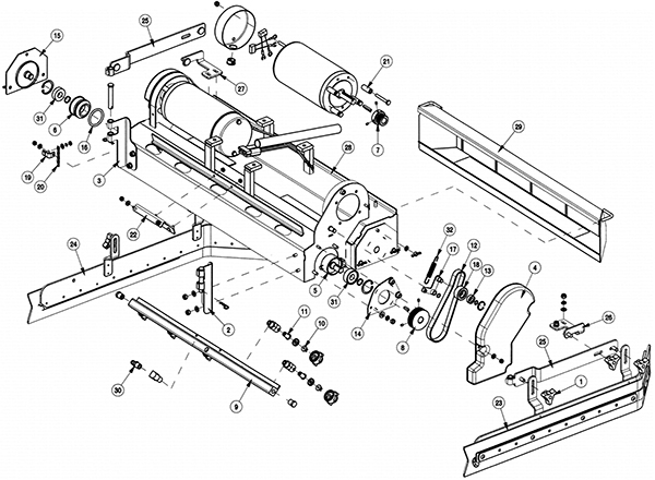 Parts List Complete for PARKER SCV28/32