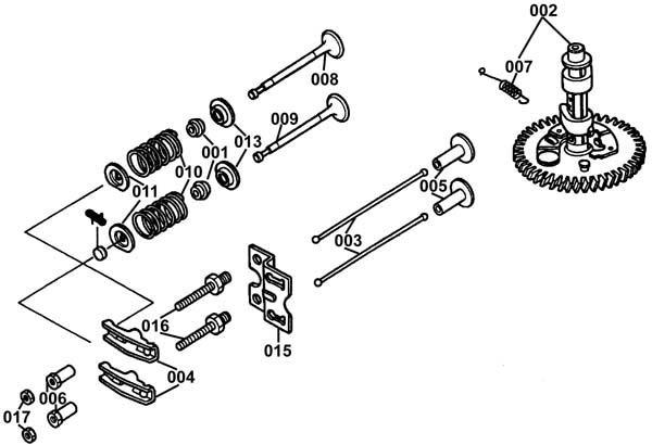 Parts List Complete for HONDA GXV390 DEP1