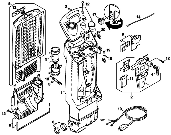 88° / ステンレス製 WC VOLA OEM / XCMAN ファイルガイド Parts List Complete for TORNADO CV 30