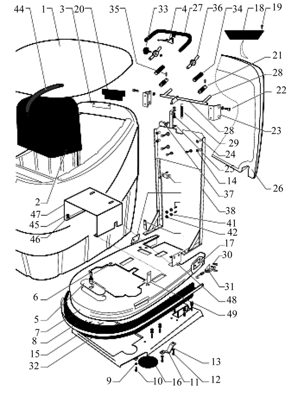 Parts List Complete for POWRFLITE PREDATOR PAS20DX