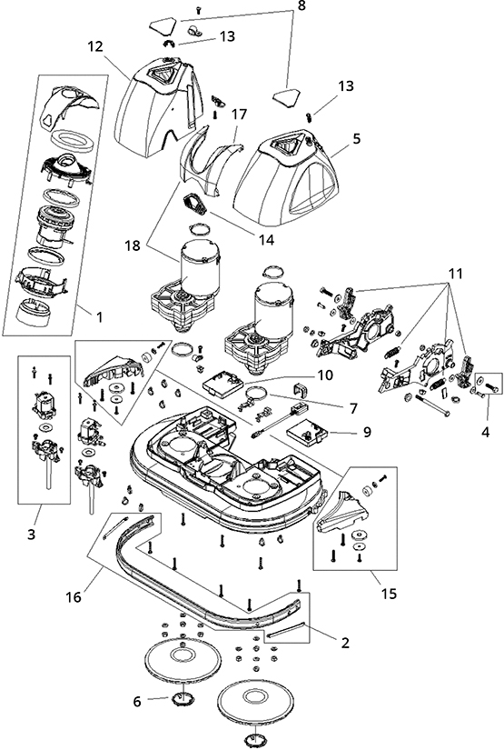 Parts List Complete for TASKI Swingo 250