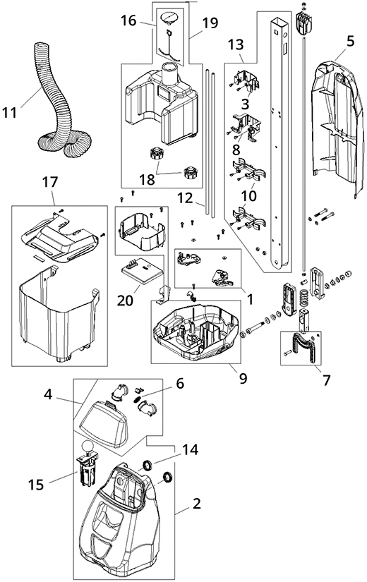 Parts List Complete for TASKI Swingo 250