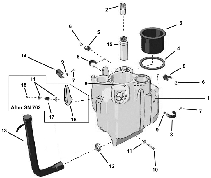 Parts List Complete for KAIVAC kaivac 1250